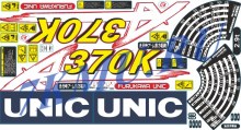 Комплект наклеек для КМУ Unic URA 370